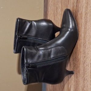 Black Impo Ankle High Boots